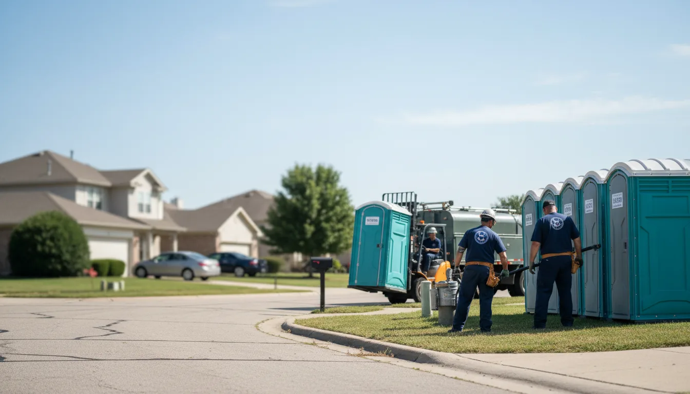 Porta Potty Rental in Petersburg, IL near me